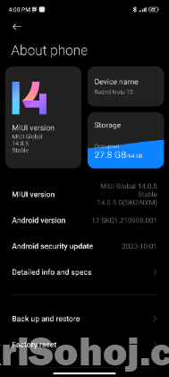 Xiaomi Redmi Note 10 Fresh